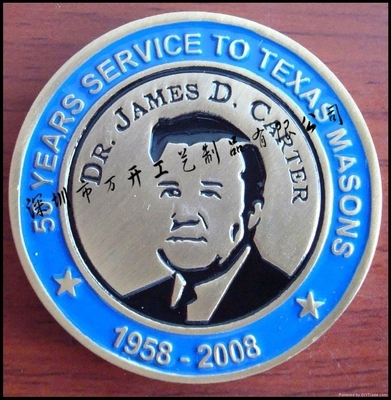 金屬烤漆徽章WK-2013-HZ-002 廣東萬開的工藝精粹